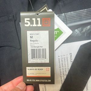 Brand new with tags 5.11 Tactical Polo Shirt (long sleeved)